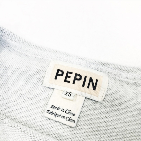 Anthropologie Gray Pepin Crew Sweatshirt XXS - Picture 3 of 5
